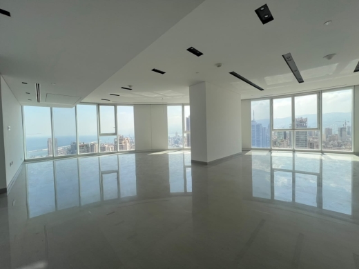Apartment with Amazing Sea & City View For Rent in Achrafieh, Sodeco