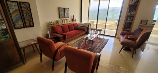260 SQM Fully Furnished Chalet with Mountain View For Sale in Mayrouba