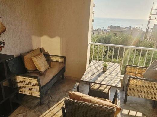 Apartment With Mountain And Sea View For Rent in Jbeil, Qartaboun