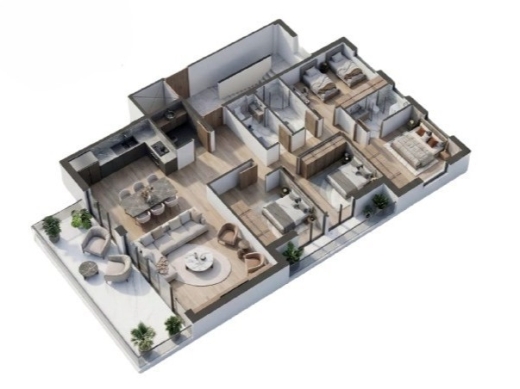 Under-Construction! 4-Bedroom Apartment with Roof For Sale in Koura — 3