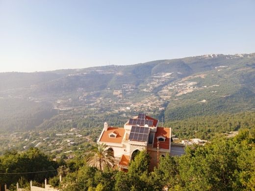 Triplex Villa With Mountain and Sea View For Sale in Zebdine, Jbeil