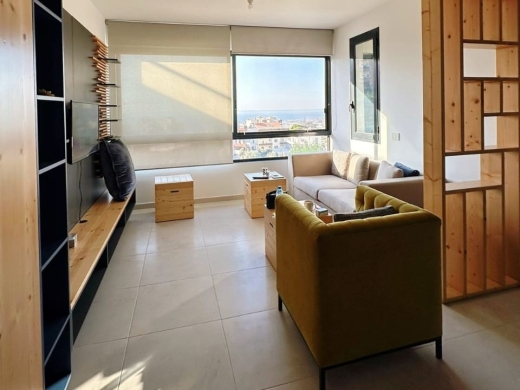 A Furnished Apartment with Sea View For Rent in Blat, Jbeil
