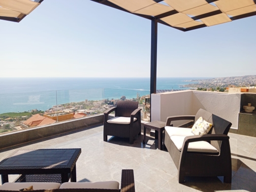3-Bedroom Duplex With Sea And Mountain View For Sale in Halat