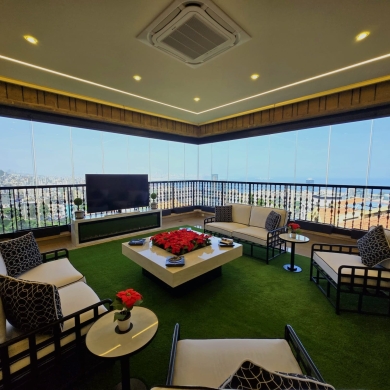 Amazing Apartment with Sea & Mountain View For Rent in New Naccache