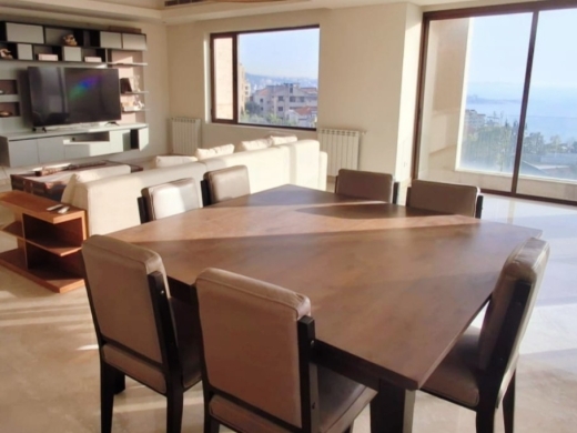 Furnished 3-Bedroom Apartment with Sea View For Sale in Kfarhbeib — 3