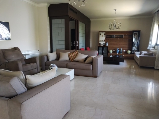 Furnished Apartment With Terrace & Garden for Rent In Kfarhbeib