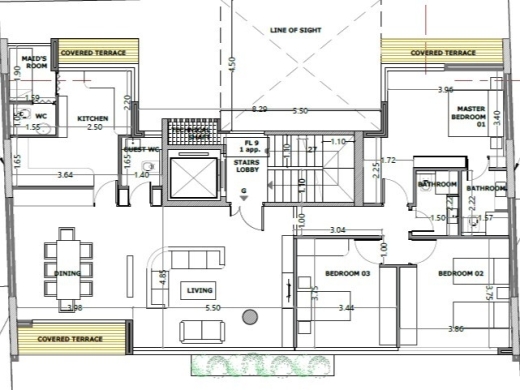 Under-Construction! 3-Bedroom Apartment & Terrace For Sale in Achrafieh, Rmeil — 4