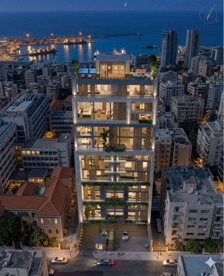 Under-Construction! Duplex Apartment & Terraces For Sale in Achrafieh, Rmeil — 3
