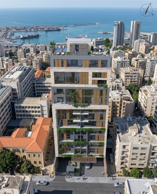 Under-Construction! Duplex Apartment & Terraces For Sale in Achrafieh, Rmeil — 2