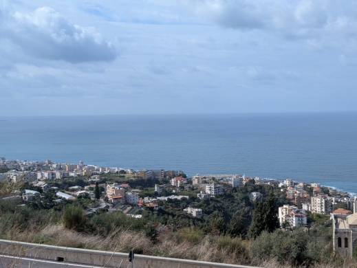 2,000 SQM Land with Sea View For Sale in Nammoura, Kesrouane