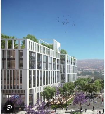 Core And Shell Office With Mountain View For Rent in Waterfront, Dbayeh