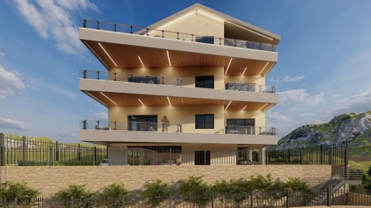 Under-Construction Apartment With Panoramic Sea View For Sale in Blat, Jbeil — 2