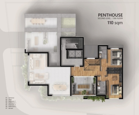 Under Construction Spacious Penthouse For Sale in Achrafieh — 5