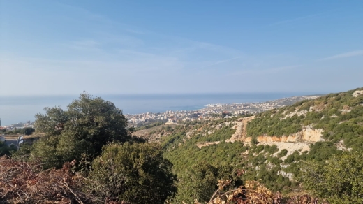 A 4700 SQM Land For Sale in Batroun, Jdabra Fronting the Main Highway