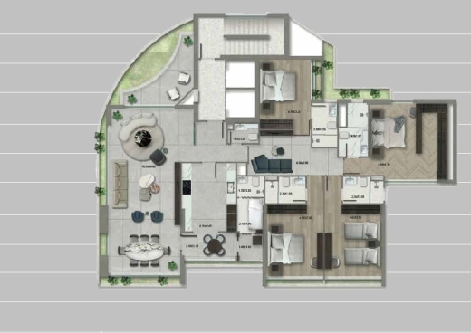 Under-construction 4-Bedroom Apartment For Sale in Rawche — 6