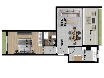 Under-Construction 1-Bedroom Apartment For Sale in Achrafieh, Near Adlieh — 2