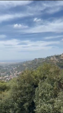 3,418 SQM Land With A Nice View For Sale in Bsous — 3