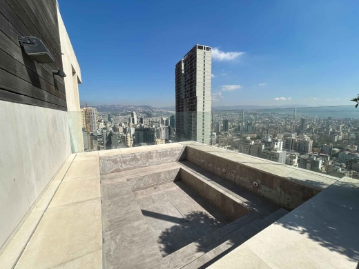 Penthouse with Terraces and Mountain City View For Sale in Achrafieh, Rizk — 5