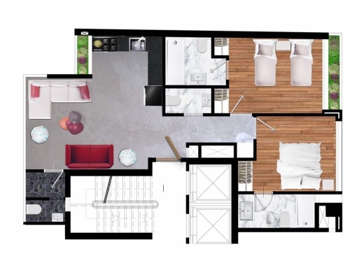 A Modern Apartment For Sale In A Prime Location In Achrafieh — 3