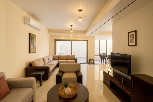 Furnished Apartment With Terrace For Rent In A Gated Community in Tabarja
