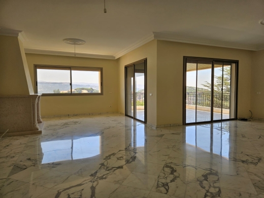 Spacious Apartment With Terrace For Rent in Baabdat