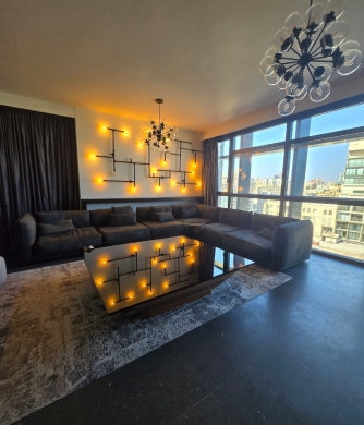 Beautifully Designed 3-Bedroom Apartment with Sea & City View For Sale in Saifi — 3