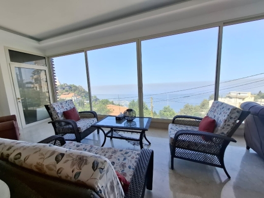 Triplex Apartment with Panoramic Sea View For Rent in Harissa — 3