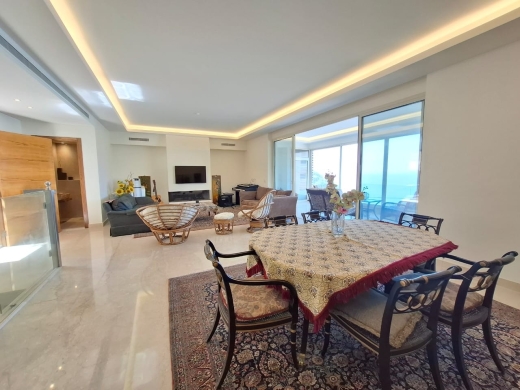 Triplex Apartment with Panoramic Sea View For Rent in Harissa — 2