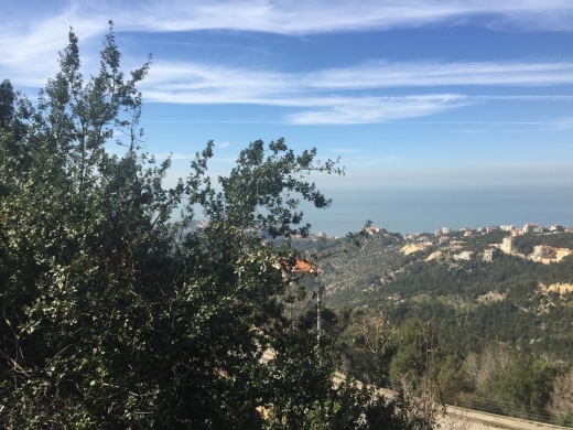 Land For Sale In Kfour On The Main Road With Seaview