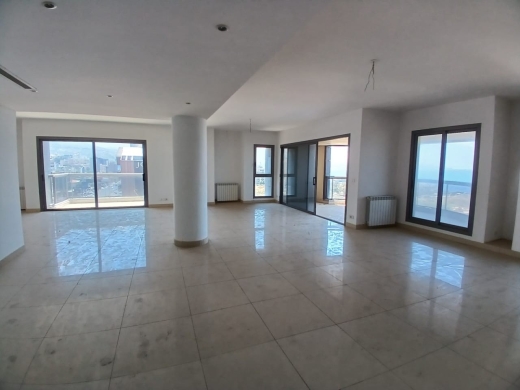 Spacious Apartment With Open Sea View & Mountain View For Sale In Dbayeh