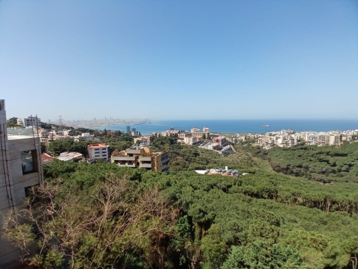 Spacious Apartment With Open Seaview For Sale in Rabieh