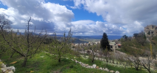 Land With A Beautiful View For Sale in Kfarzebian