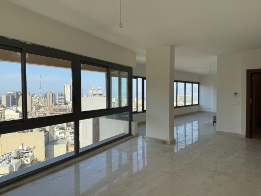 Modern Penthouse with Roof Terrace & Sea View For Sale in Achrafieh, Saydeh — 2