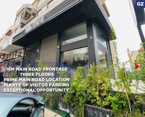 16M Main Road Frontage/Exceptional Opportunity/Keserouan/Kfarhbab-كفرحباب/REF#GZ140005