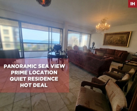 Prime Location/Panoramic Sea View/Beirut/Ain Al Mraiseh-عين المريسة/REF#IH140000