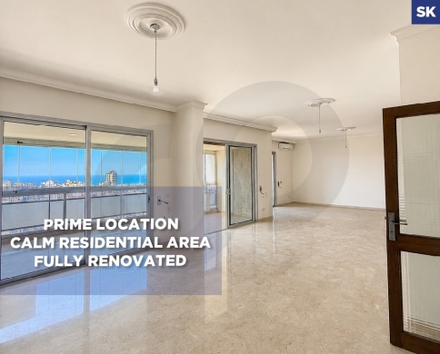 Prime Location/Fully Renovated/Calm Residential Area/Metn/Jal El Dib-جل الديب/REF#SK139993