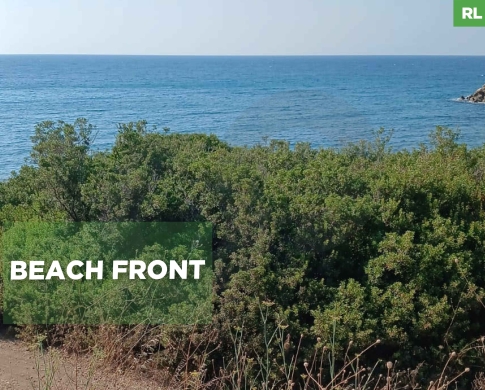 Beach front land/ zoning 20/40/Perfect for a private villa/ Koura – Hraycheh/الحريشة / REF#RL139051 !