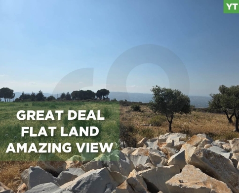 Great deal, flat land, amazing view, Rashdbin, Koura/رشدبين – الكورة REF#YT138178