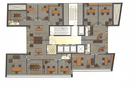 Core & Shell 140SQM Office for Sale in a Business Bldg. Spears, Ras Beirut