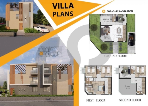 under construction,terrace, garden, villa, Koura/كورة REF#MT133401 — 3