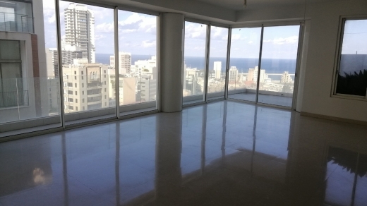 Brand New Apartment with Partial Sea View For Sale in Achrafieh, Sassine