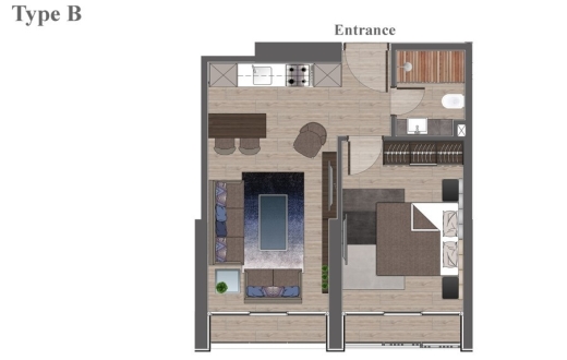 Brand New 1-Bedroom Apartment For Sale in Prime Location in Achrafieh, Sassine