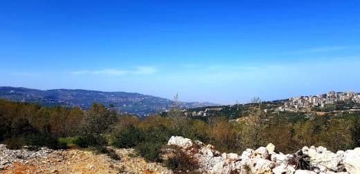 Land for Sale in Kfarzebian with Panoramic View