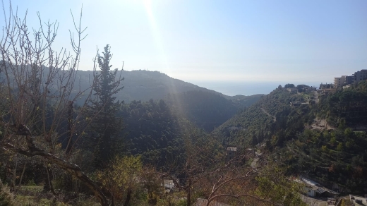 A Residential Land for Sale in Nammoura with a Panoramic Mountain View