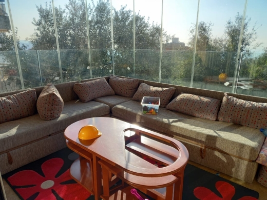 Furnished Apartment With Terrace for Sale in a Calm Area in Ajaltoun