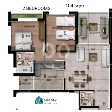 شقة للبيع في بصليم مساحة 104م² | Apartment for Sale Bsalim 104 sqm