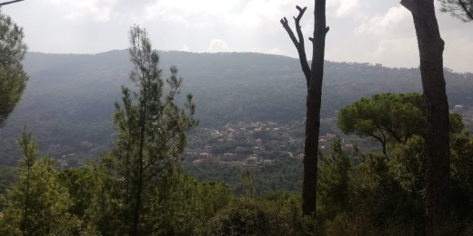 3135 SQM Land For Sale With Open Panoramic View In A Calm Area In Baabdat