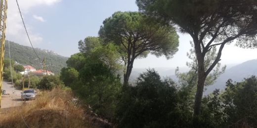 1570 SQM Land With Open Panoramic View for Sale In A Calm Area In Baabdat