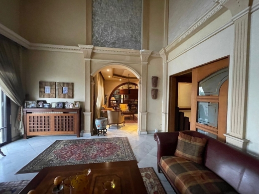 Semi-Furnished And Fully Decorated high-Ceiling Duplex for Sale In Mansourieh