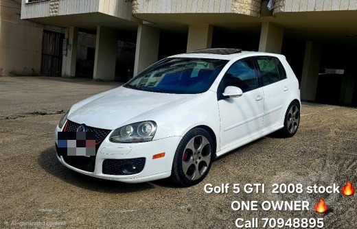 فولكسفاغن جولف MK5 GTI 2008 للبيع | 2008 VW Golf MK5 GTI Stock White